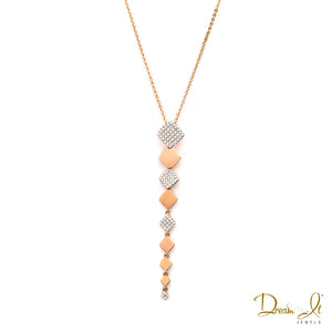 14 Karat Rose Gold and Diamond (0.24ct) Pendant | Dream It Jewels