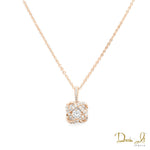 14 Karat Rose Gold and Diamond (0.36ct) Pendant | Dream It Jewels 