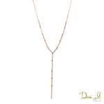 14 Karat Rose Gold and Diamond (0.80ct) Necklace | Dream It Jewels 