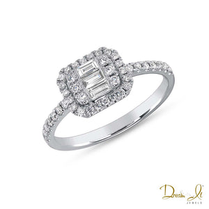 14 Karat Gold and Baguette Diamond (0.39ct) Ring | Dream It Jewels 