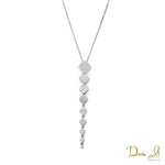 14 Karat White Gold and Diamond (0.24ct) Pendant | Dream It Jewels