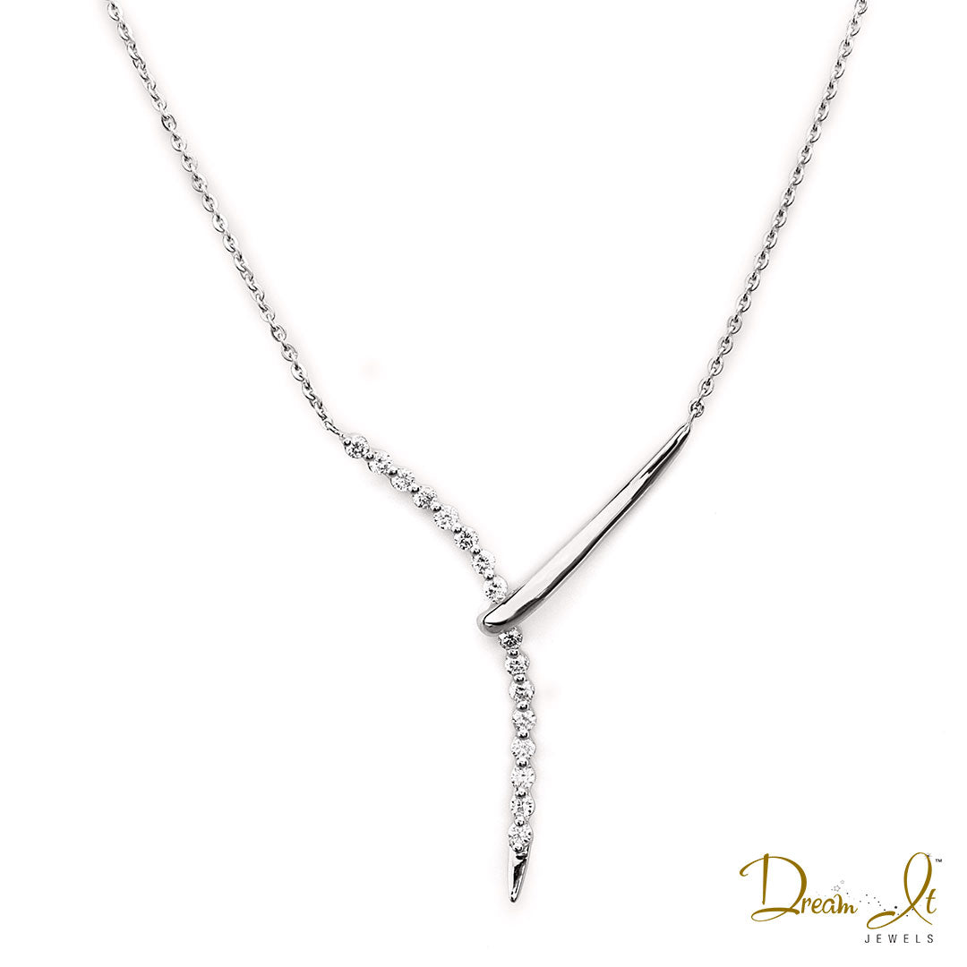 14 inch hotsell white gold necklace