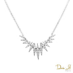 14 Karat White Gold and Diamond (0.66ct) Necklace | Dream It Jewels 