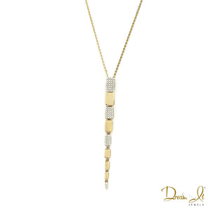 14 Karat Yellow Gold and Diamond (0.21ct) Pendant | Dream It Jewels
