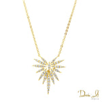 14 Karat Yellow Gold and Diamond (0.41ct) Necklace | Dream It Jewels 