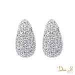 18 Karat Gold and Diamond (2.00ct) Custom Design Earrings | Dream It Jewels
