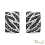18 Karat Gold and Multi Color Diamond (2.00ct) Custom Design Earrings | Dream It Jewels 
