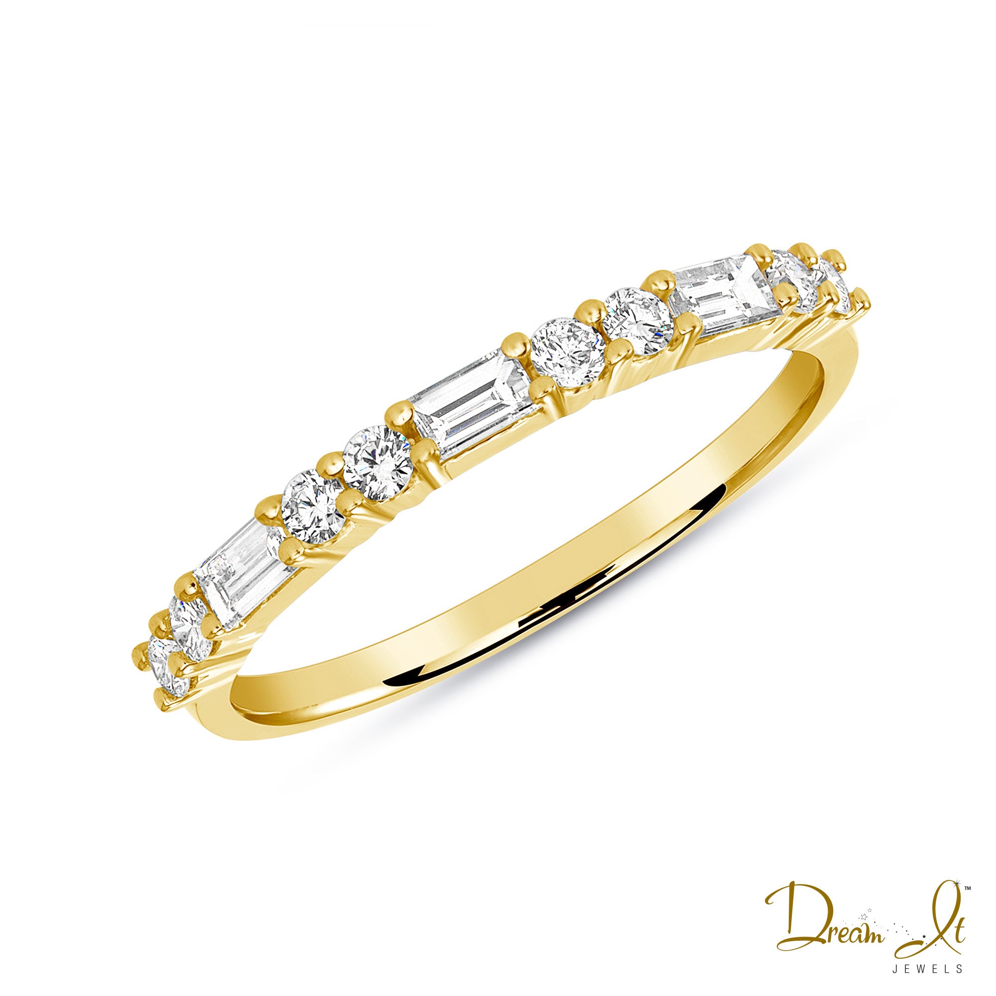 14 Karat Gold and Diamond (0.40ct) Ring