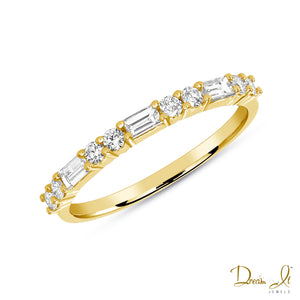 14 Karat Gold and Diamond (0.40ct) Ring