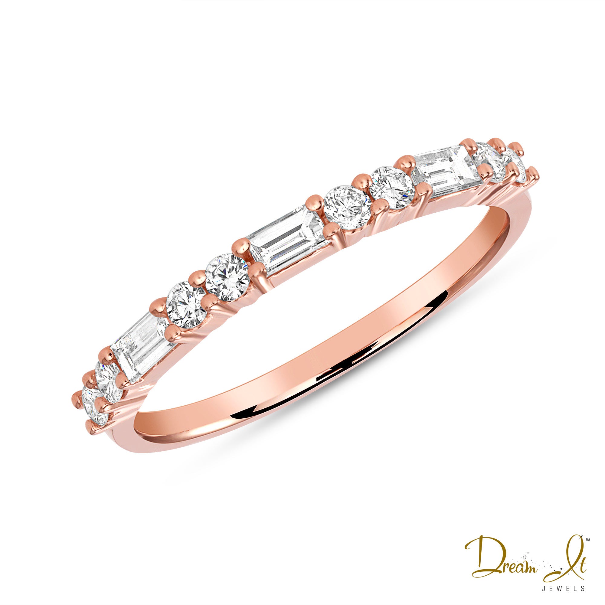 14 Karat Gold and Diamond (0.40ct) Ring